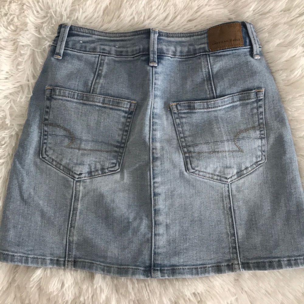 american eagle super stretch denim skirt - Picture 2 of 5